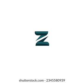 Letter Z logo icon design template elements. 3D Colorful Z letter logo.