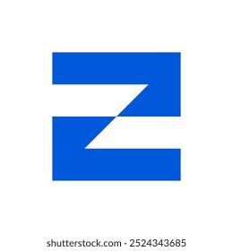 Letter Z logo. Icon design. Template elements. Geometric abstract logos