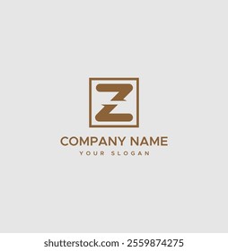 Letter Z logo icon design with vector template design
