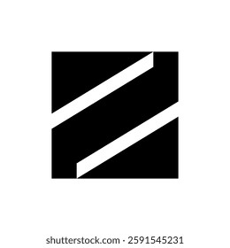 Letter Z logo. Icon design. Template elements. Geometric abstract logos