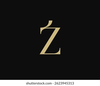 Letter Z logo icon design. Classic style luxury monogram.