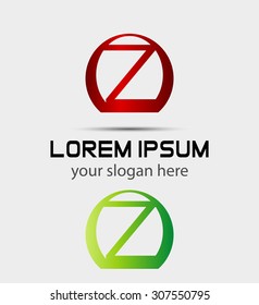 Letter Z logo icon design template elements 