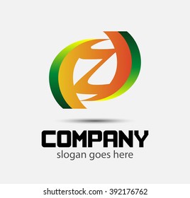Letter z logo icon design template elements
