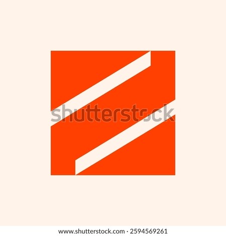 Letter Z logo. Icon design. Template elements. Geometric abstract logos