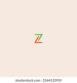 Letter Z logo icon flat vector design.