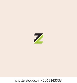 Letter Z logo icon flat vector design.