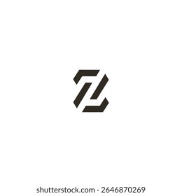 Letter Z logo icon flat vector design