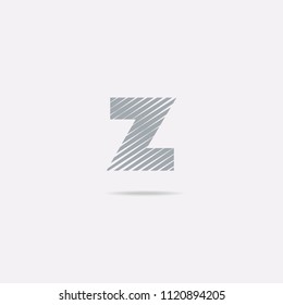 Letter Z logo icon vector element.