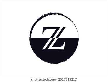 Letter Z logo initial design template