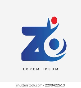 Letter Z logo, Medical, suitable for technology, digital, computer, brand, network, app, mobile icon design template elements
