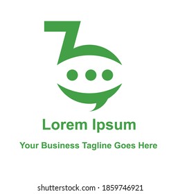 
logotipo de letra Z, logotipo de mensaje con letra Z
