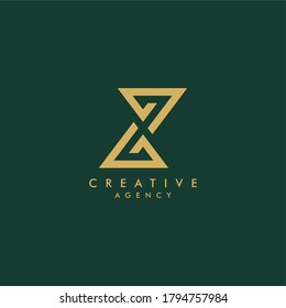 Letter Z Logo. Minimalistic logo design. Creative logo. Beautiful and simple element.