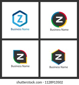 Letter Z Logo Set Design