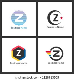 Letter Z Logo Set Design