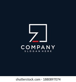 Letter z logo with a simple form Premium Vector part 1