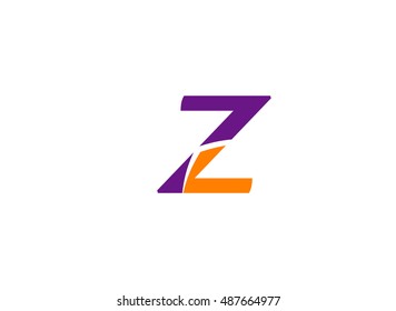 Letter Z logo symbol template elements
