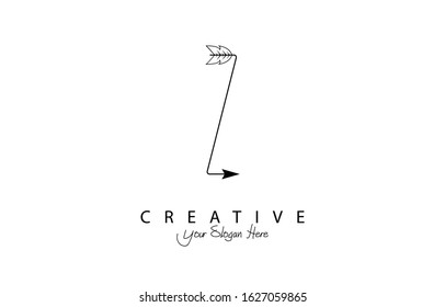 Letter Z logo or symbol vector illustration
