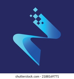 Letter Z Logo, Technology Industry Themed