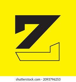 Letter Z Logo Template Abstract Vector Illustration - lines Logotype Vector Design Template.