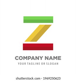 Letter Z logo template. Z initial  vector 