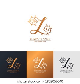 Letter Z logo template. Monnogram, delicate floral design. Personal logo. Vector design.