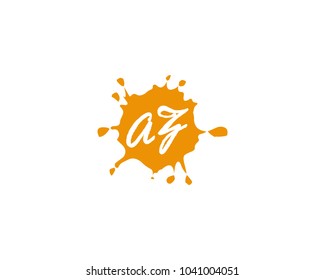 Letter A and Z logo vector