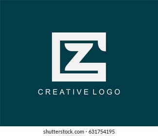 Letter Z Logo Vector With Box