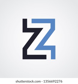 Letter Z logo. Vector illustration. For business logo and company