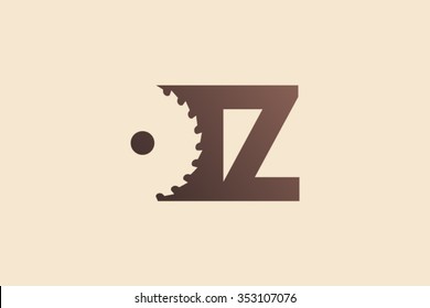 Letter Z Logo, woodworking logo design. 