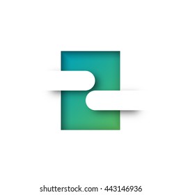 Letter Z logotype, abstract symbol vector logo. 