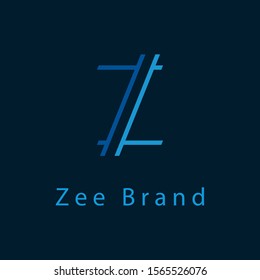 Letter Z logotype monoline,Technology and digital abstract circuit, connection concept
