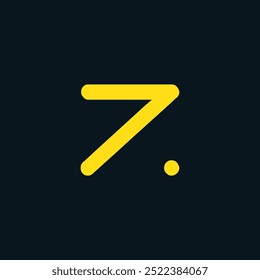 Letter Z Minimal Dot Logo | Colorful Z Letter Typography Design