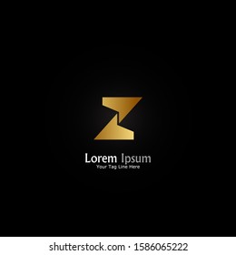 "letter Z". Minimalist, simple,digital and modern logo design.