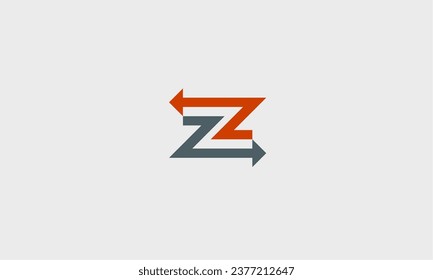 Letter Z modern logo design template elements