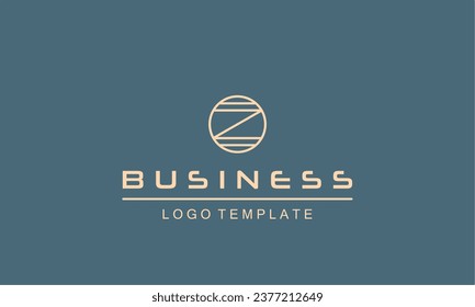 Letter Z modern logo design template elements