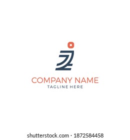 Concepto del logotipo de la letra Z monograma. Diseño con logotipo de lujo, sencillo y minimalista. Plantilla de ilustración de vector.