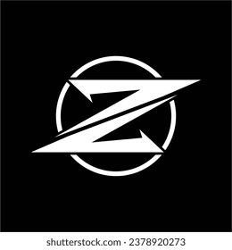Letter Z monogram vector logo template