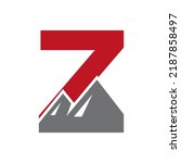 Letter Z Mount Logo Vector Sign. Mountain Nature Landscape Logo Combine With Hill Icon and Template