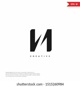 letter Z negative space logo and icon. vector design template. eps10