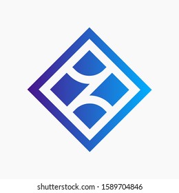 Letter Z In Negative Space Logo Design Vector Template