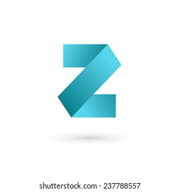 Letter Z number 2 logo icon design template elements