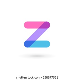 Letter Z number 2 logo icon design template elements