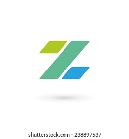 Letter Z number 2 logo icon design template elements