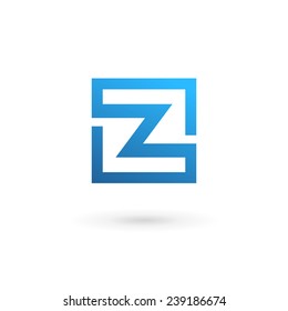 Letter Z number 2 logo icon design template elements