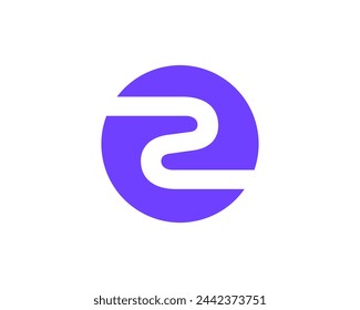 Letter Z or number 2 logo icon design template elements