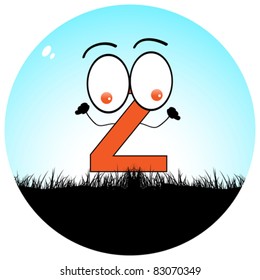 letter z on field