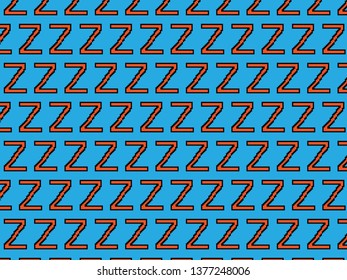 letter z pattern art