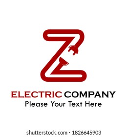 Letter z plug logo template illustration. suitable for electric, technology etc