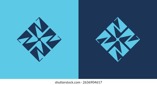 Letter Z Rectangle Logo Design