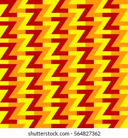 Letter Z repeating pattern - seamless editable vector background wallpaper